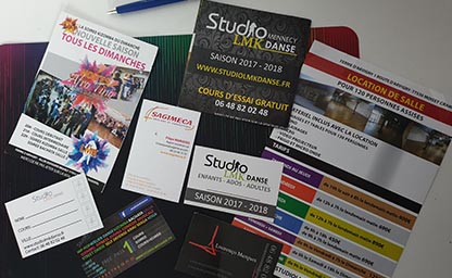 Cartes de visite Enseignes - Vaux le Penil 77 cartes visite et flyers Enseignes - Vaux le Penil 77